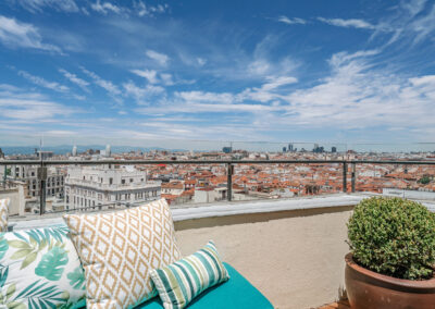 Rooftop con vistas Madrid