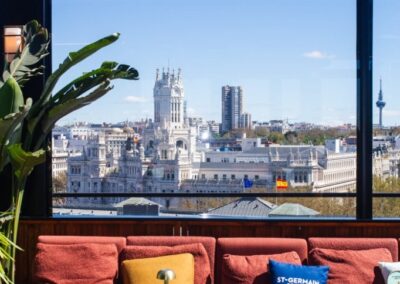 Terraza climatizada eventos empresa Madrid