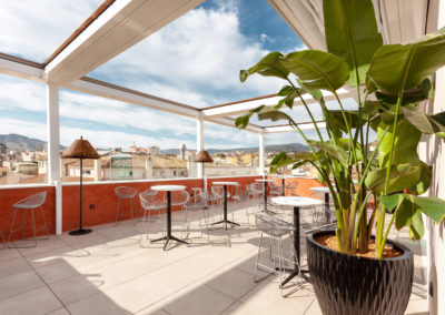 Azotea cumpleaños Málaga