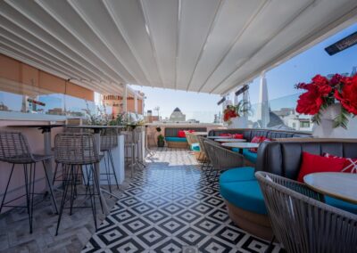 Terraza celebracion invierno Madrid