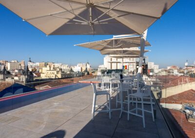 Rooftop para celebraciones en Madrid